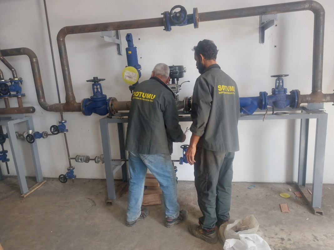 COLLECTEUR CIRCUIT VAPEUR EN AZUR COSMETIQUE